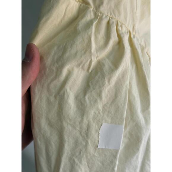 Ronny Kobo x RTR Corset Midi Dress Size 4 Yellow with stains - Picture 7 of 8